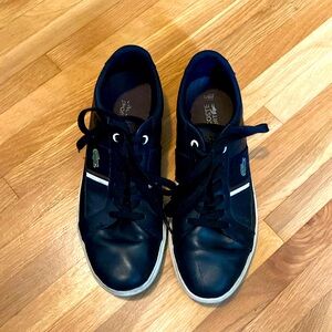 Mens Lacoste black sneakers, size 11